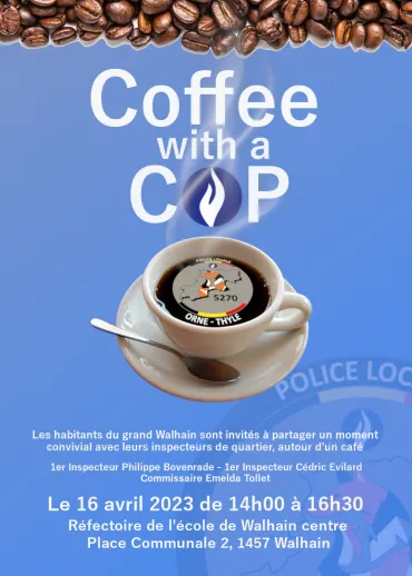 Coffee with a cop Walhain 